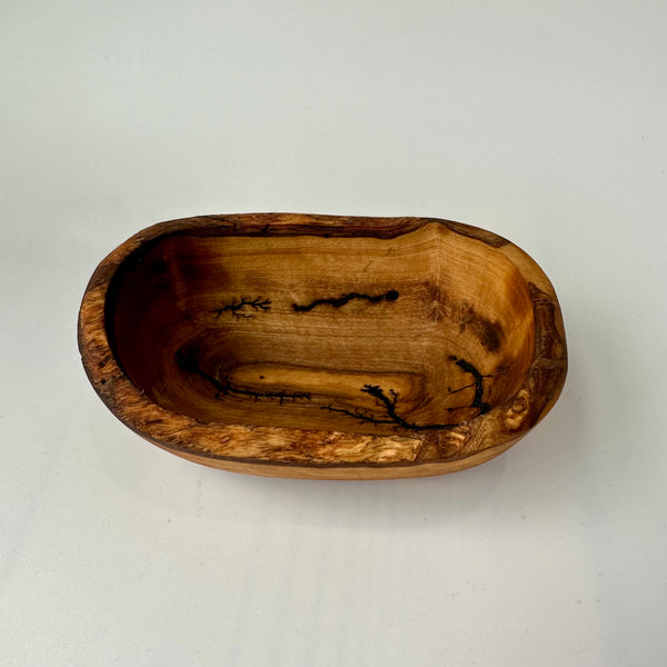 Fractal Olive Wood Bowl