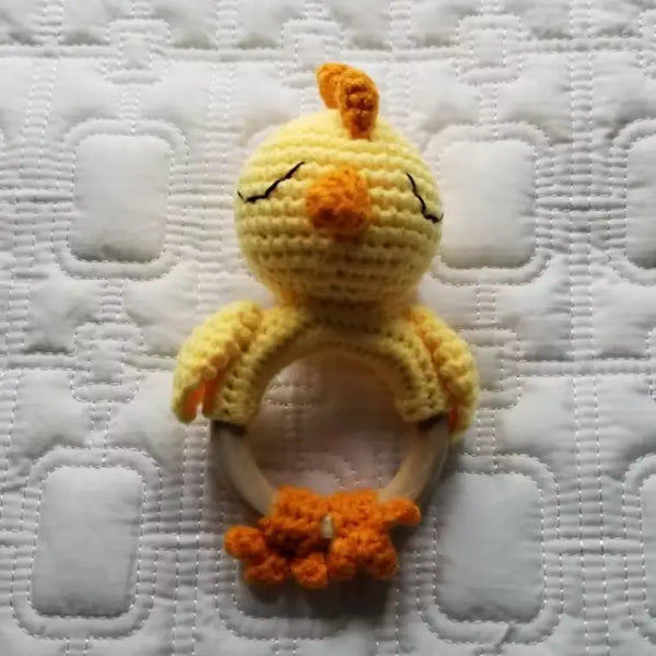 Hand Crochet Baby Rattle