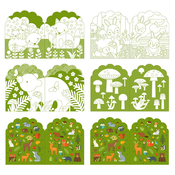 Coloring Book W/ Stickers