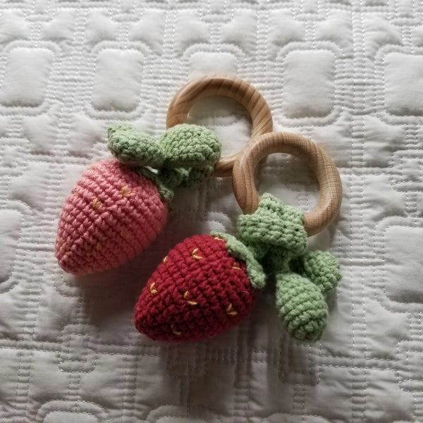Hand Crochet Baby Rattle