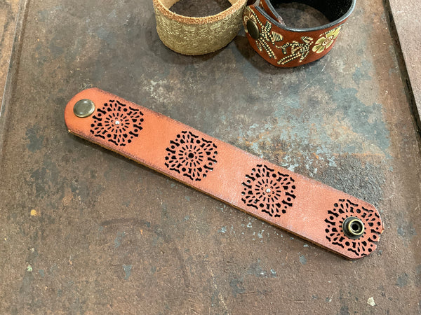 Upcycled Belt Cuff