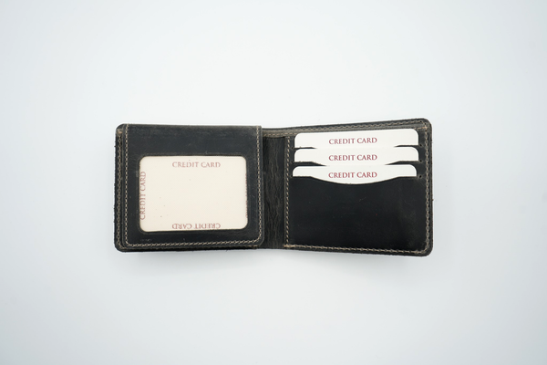 Crazy Leather Bifold Wallet