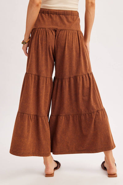 TIERED WIDE LEG PANT