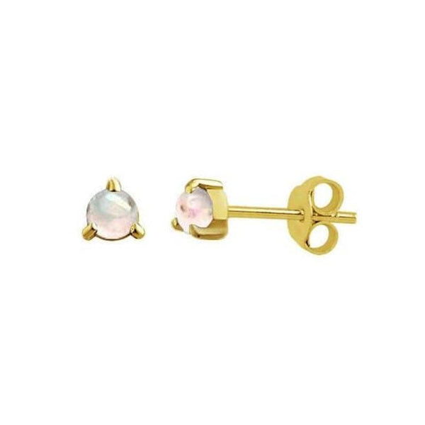 Sm Fire Opal Studs
