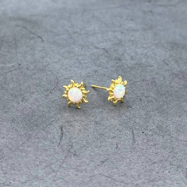 Opal Sun Studs
