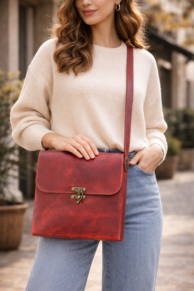 Leather Shoulder Bag