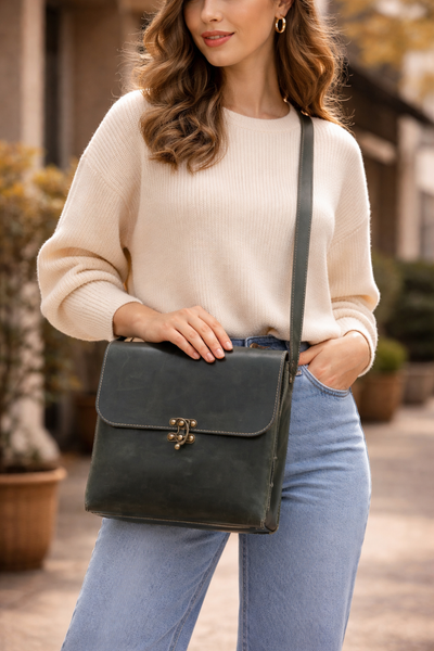 Leather Shoulder Bag