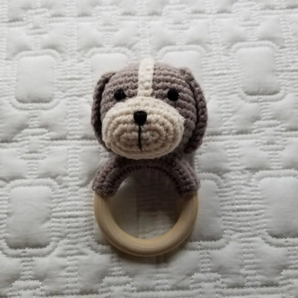 Hand Crochet Baby Rattle