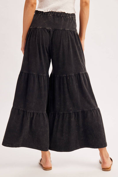 TIERED WIDE LEG PANT