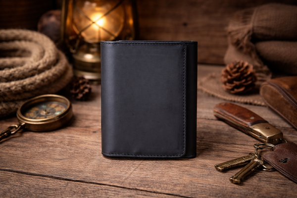 Distressed Trifold Wallet