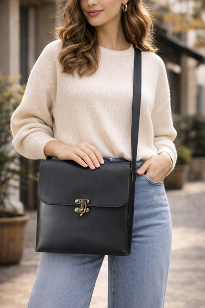 Leather Shoulder Bag