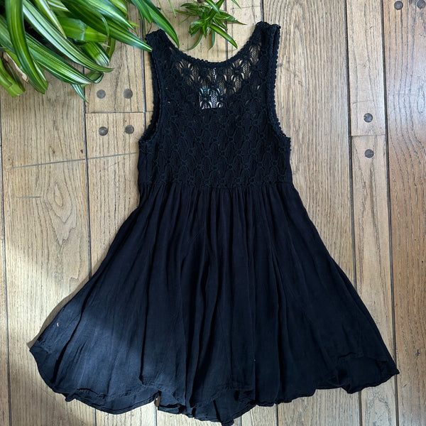 Free People Sleeveless Lace Mini Fiesta Dress