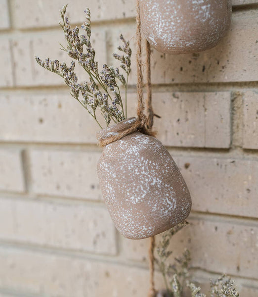 Rustic Hanging Vases