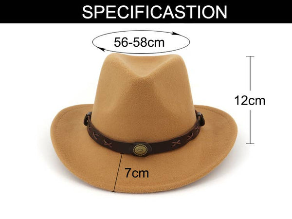 Belted Cowboy Hat