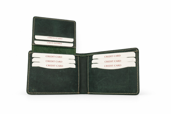 Crazy Leather Bifold Wallet