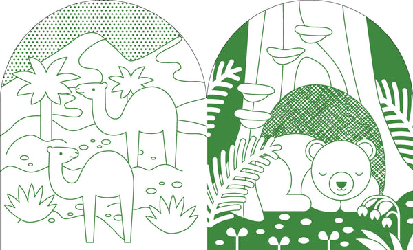 Coloring Book W/ Stickers