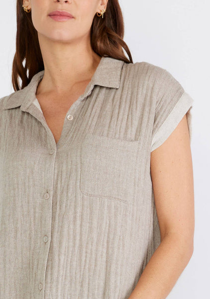 Button Front Top