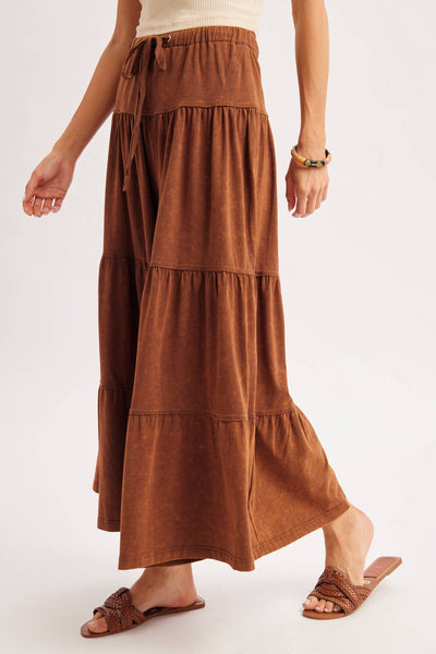 TIERED WIDE LEG PANT