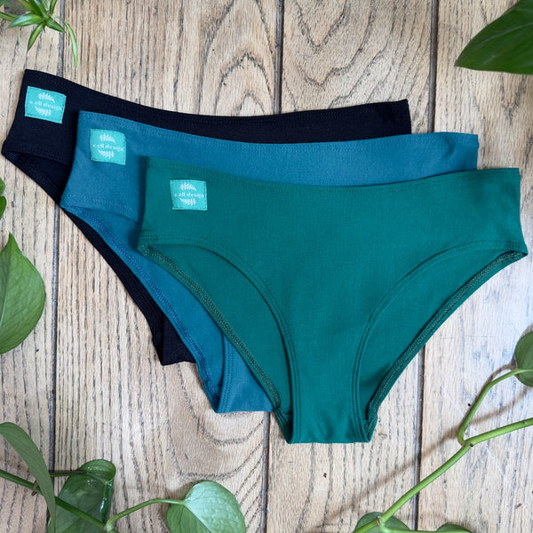 3 Pack Sale - Bamboo Hipster Undies