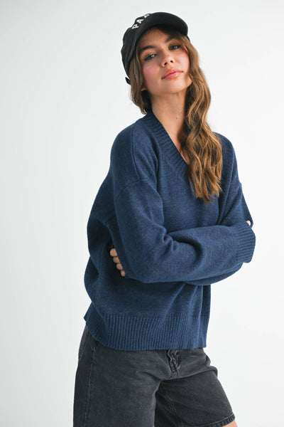 Oversized V-Neck Sweater