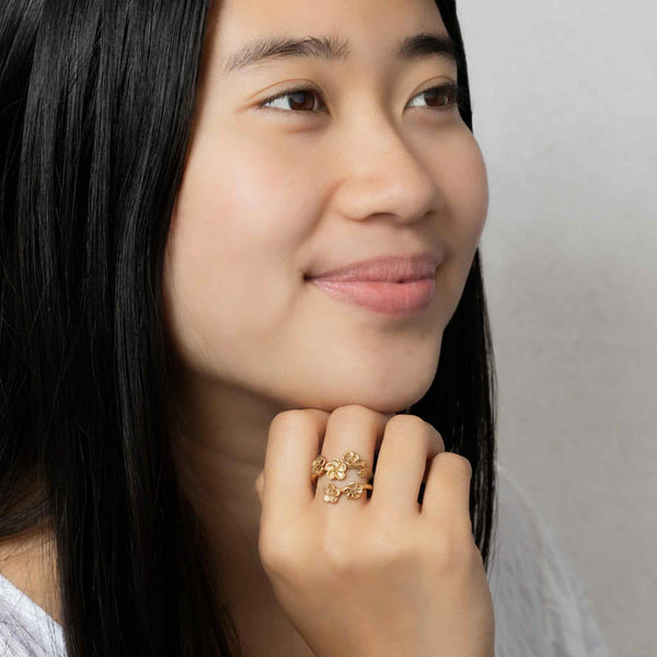 Adj. Forget Me Not Ring