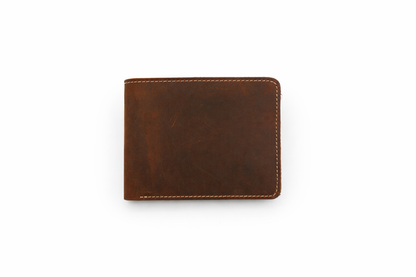 Crazy Leather Bifold Wallet