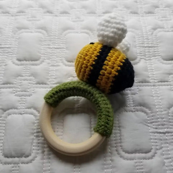 Hand Crochet Baby Rattle