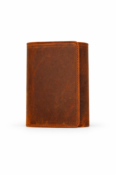 Distressed Trifold Wallet