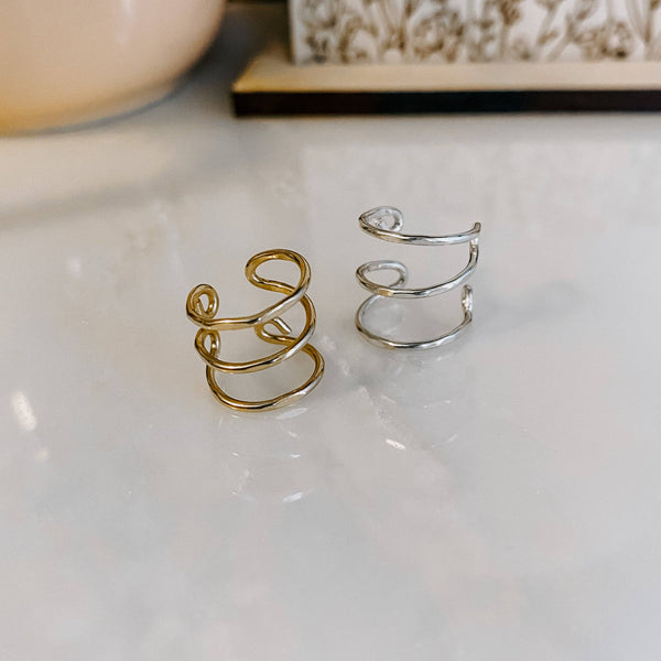 Triple Bar Ear Cuff
