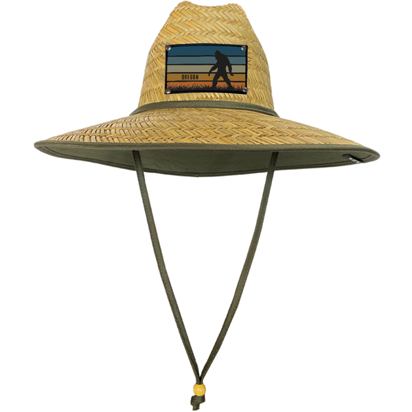 Bigfoot Sunset Straw Hat