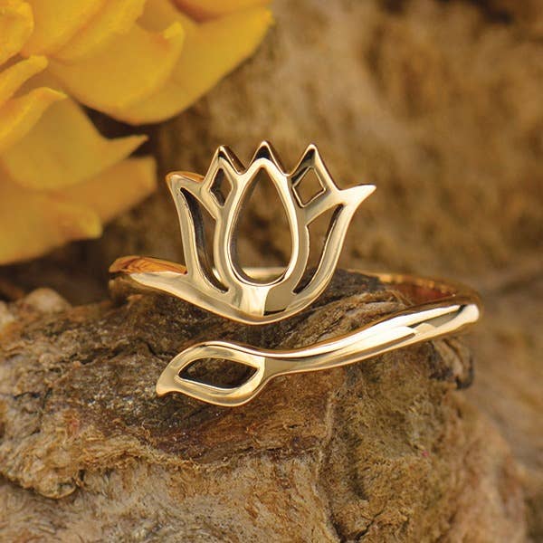 Open Lotus Adj Ring