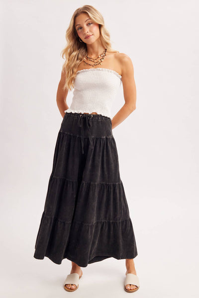 TIERED WIDE LEG PANT