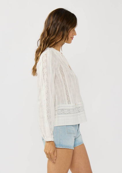 Lace Trim Blouse