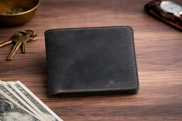 Crazy Leather Bifold Wallet