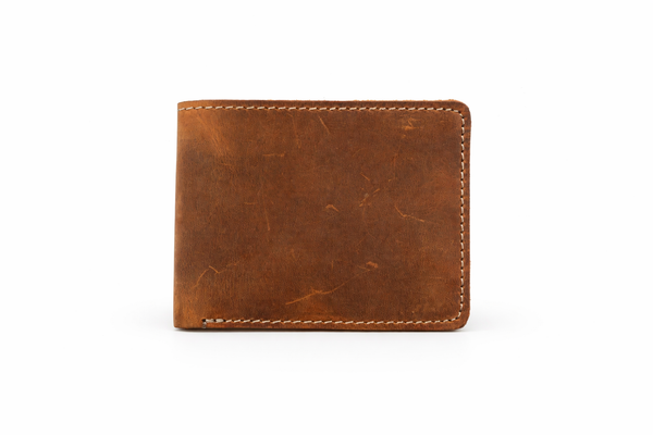 Crazy Leather Bifold Wallet