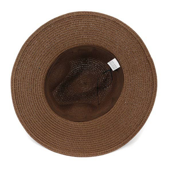 Belted Beach Straw Hat