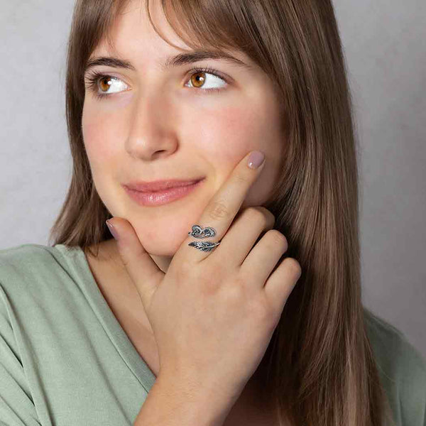 Mushroom Fern Ring