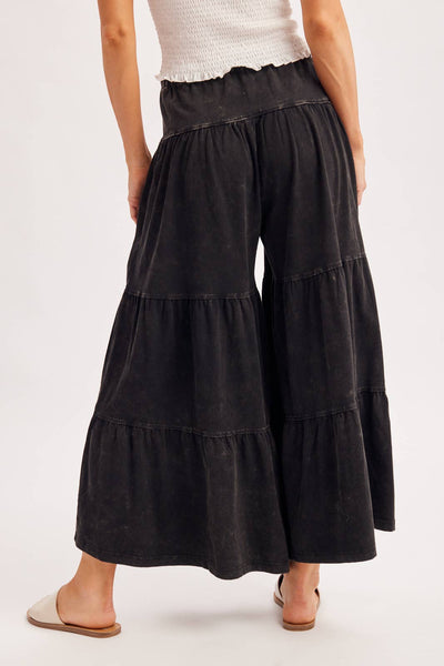 TIERED WIDE LEG PANT