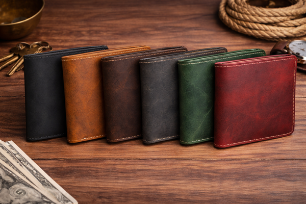 Crazy Leather Bifold Wallet