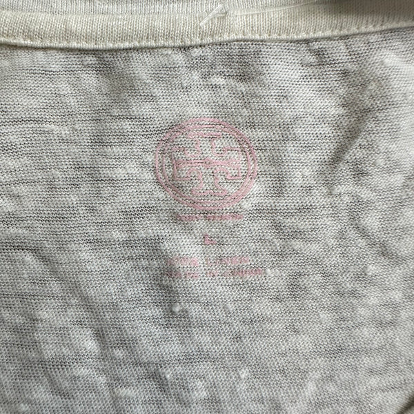 Tory Burch Linen Patterned T-Shirt