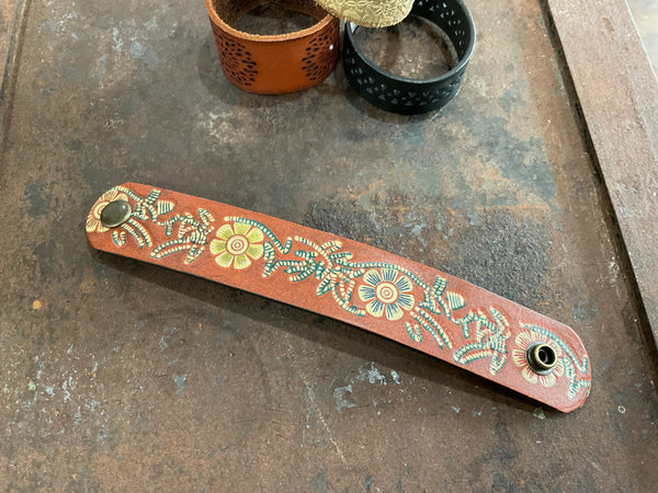 Upcycled Belt Cuff