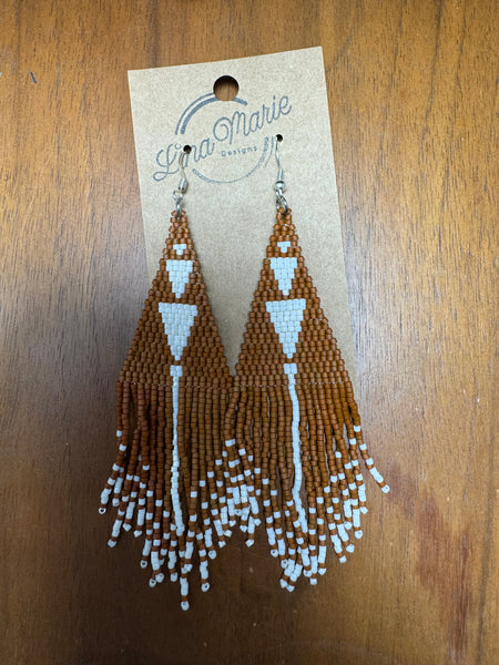 Woven Bead Earring