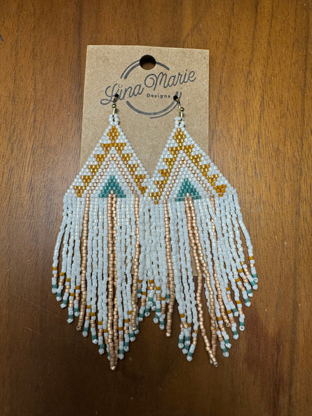 Woven Bead Earring