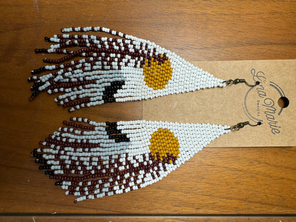 Woven Bead Earring