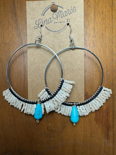 Beaded Hoop