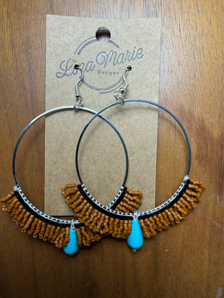 Beaded Hoop