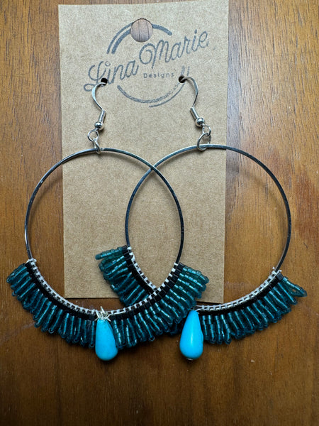 Beaded Hoop