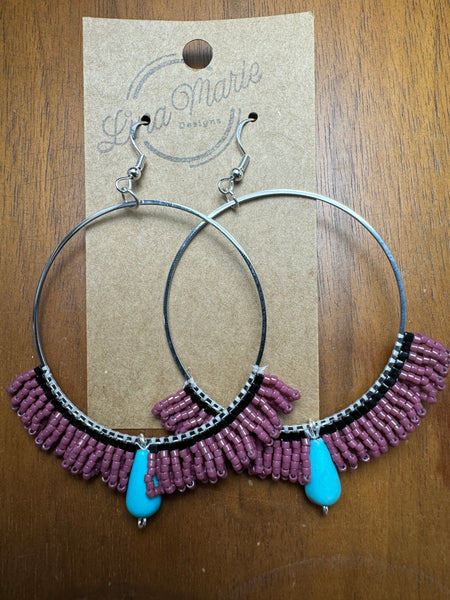 Beaded Hoop