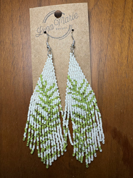 Woven Bead Earring