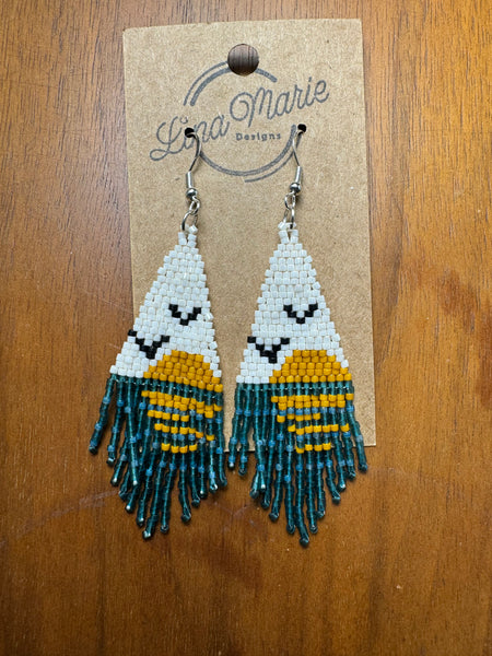 Woven Bead Earring